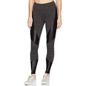 Koral Forge Paneled Mid-Rise Leggings Gray XS